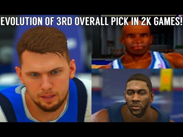 The Evolution of the Third Overall Draft Pick in 2K Games! (NBA 2K - NBA 2K19)