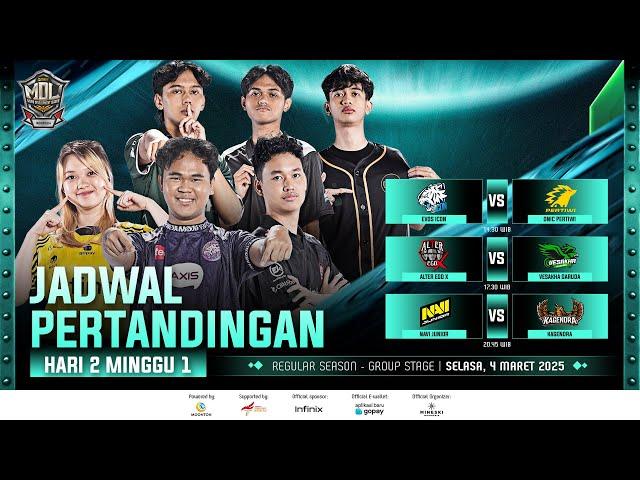 LIVE | MDL ID S11 | Regular Season | Minggu 1 Hari 2