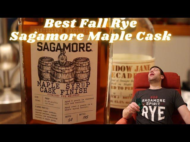 Sagamore Maple Syrup Cask Rye Whiskey 2024 Release. The Best Fall Whiskey!