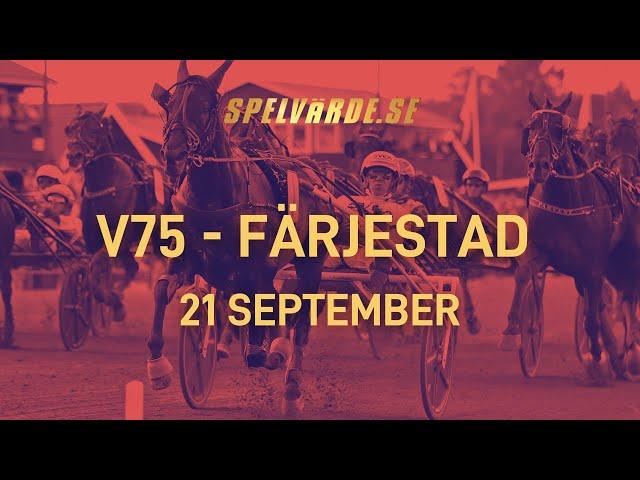 Uppsnack V75 Färjestad 21/9