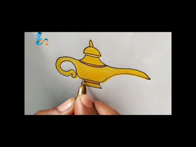 Funny drawing ideas  |•How to draw Chirag #lampdrawing #shorts