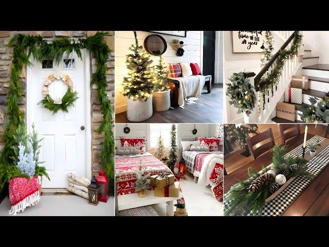 +100 FARMHOUSE CHRISTMAS DECOR IDEAS - RUSTIC CHRISTMAS DECORATION IDEAS 2024 - CHRISTMAS DIY 2024