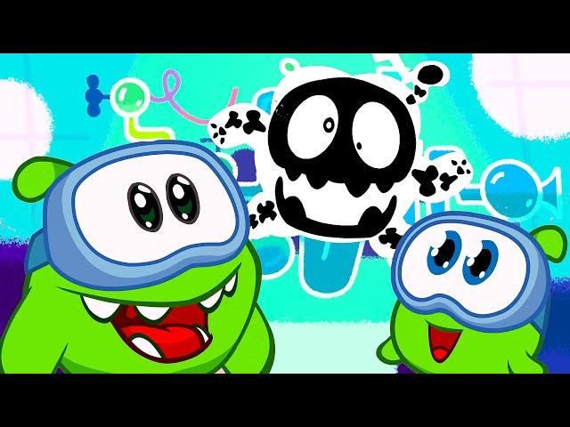 As Histórias do Om Nom  Histórias assustadoras com cientista louco  Desenhos Animados