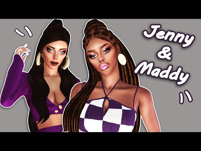 Jennifer & Maddison Tray + CC Folder Sim Download The Sims 4 | Besties Forever  Maxis Match