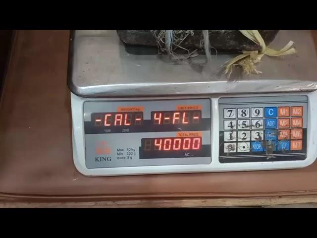 Calibration King Company 40 kg scale Malik Scale works