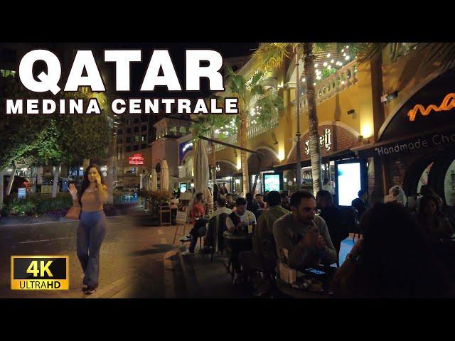 QATAR, Medina Centrale - Busy Night Walk 2022 - 4K UHD 60FPS