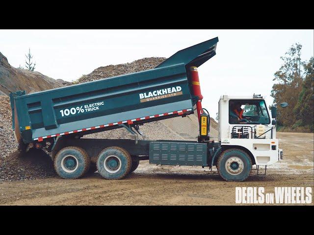 New Zealand's first fully electric quarry truck | Deals on Wheels NZ