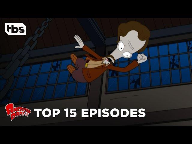 American Dad: Top 15 Episodes (Mashup) | TBS