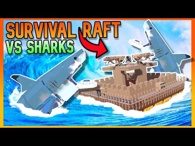 Whose RAFT Can Survive A Shark Attack The LONGEST!