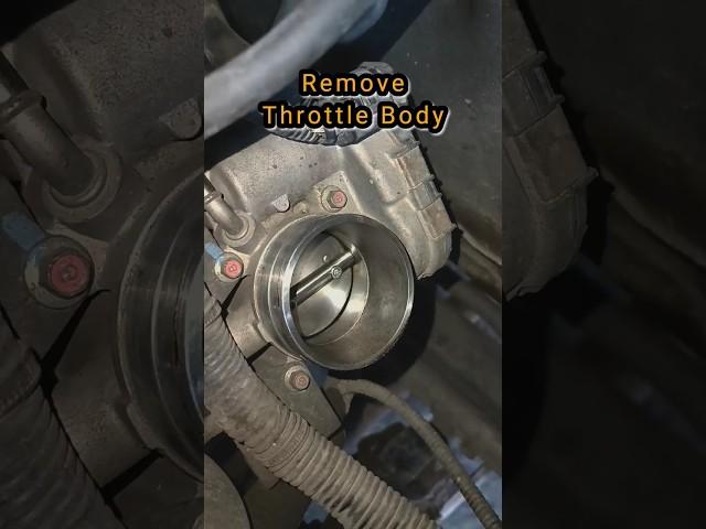 How to remove car throttle body #throttlebody #service #automotive #repair #shorts #shortvideo