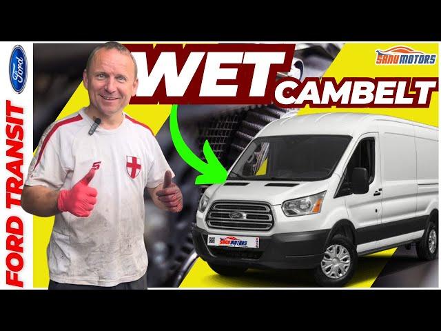 Wet cam Belt in Ford Transit║ Sanu motors with Charlie