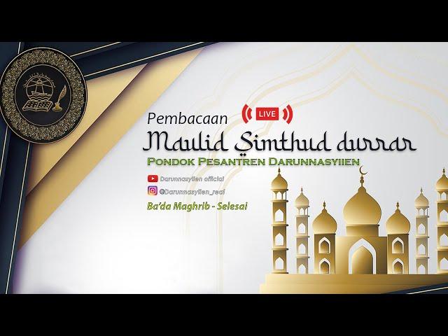 [LIVE STREAM]  PEMBACAAN MAULID SIMTHUDDURRAR 29-08-2024