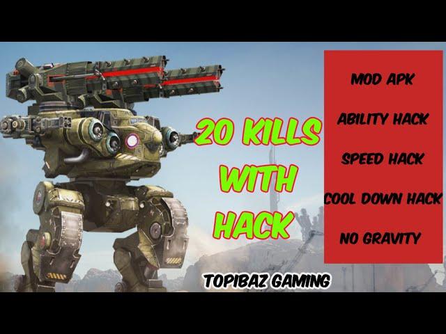 HACK WAR ROBOTS  || ABILITY HACK || 20 KILLS