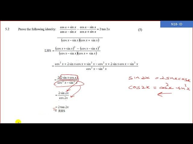 Trig IDentities