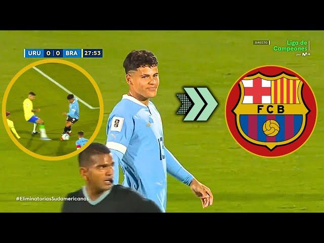 Maxi Araujo vs Brazil | Is He Good? | BARCELONA TARGET 