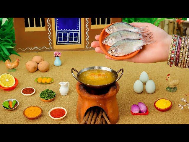 Perfect Miniature Fried Fish Recipe  Easy & Tasty Fish Cooking Ideas |  Indian Street Style Cooking