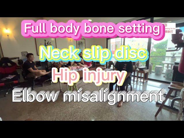 Andy Mak fixing neck slip disc , hip injury, elbow