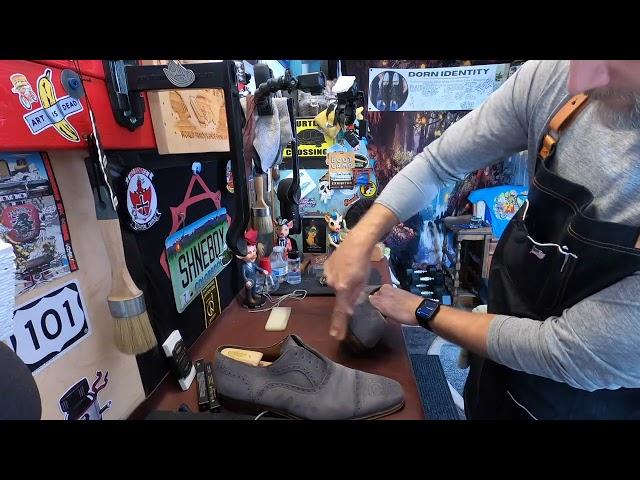 ASMR SUEDE CARE - MAGNANNI - Shine Your Dang Shoes