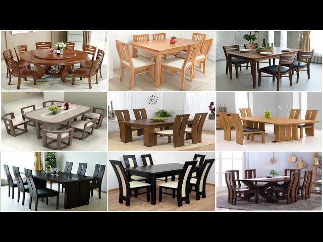 Dining Table: 100 Latest Wooden dining table & chair design | Modern Dining Table Set - 2021