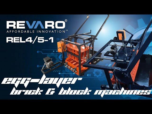 Revaro REL range of brick & block making machines