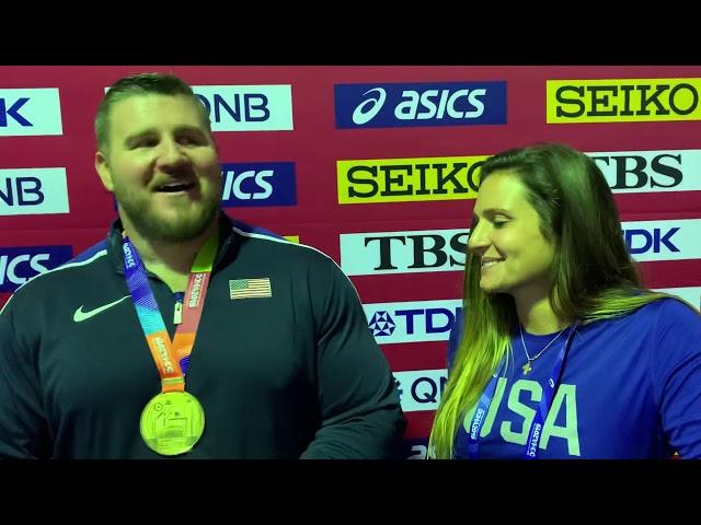 Joe Kovacs explains his journey to his 22.91 gold medal in the shot put