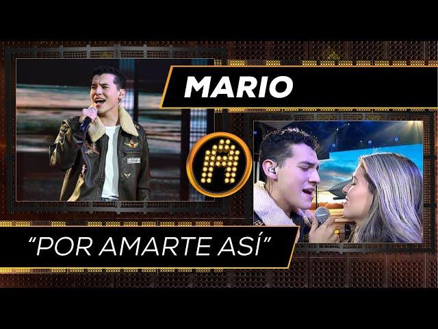 ¡Mario nos erizó la piel al cantar "Por amarte así"! | La Academia 2024