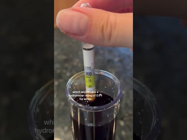 How to use a hydrometer #winemaking #homebrew #fermentation #foodscience #hydrometer