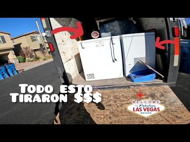 Encuentro cosas muy valiosas como refris lo que tiran en USA Las Vegas #408