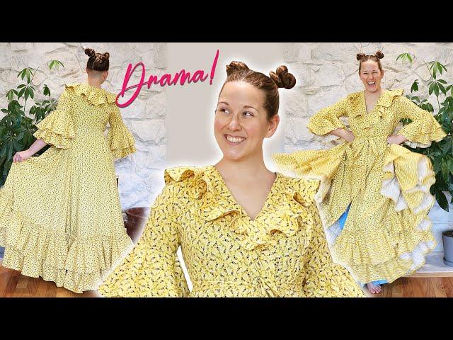 Ruffles, Flounces, and a Dramatic Dressing Gown