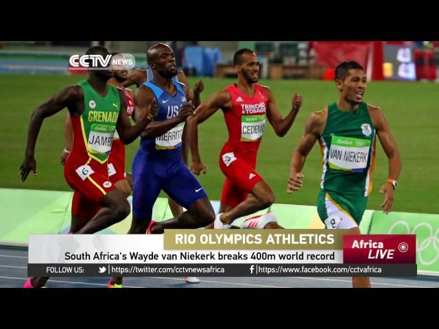 South Africa's Wayde van Niekerk breaks 400m world record