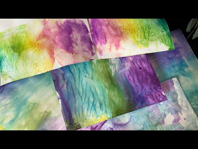 BRAND NEW ALCOHOL INK TECHNIQUE using what you already own never before seen!! Craft roulette 235