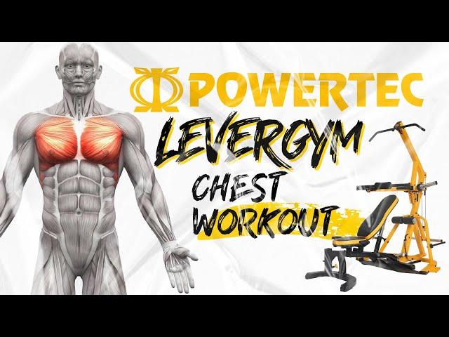 OFFICIAL Powertec Workbench Levergym Full Chest Workout