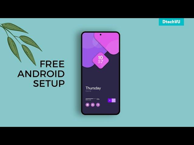 Clean & Minimal Android Set Up | Best KWGT setup Using Nova Launcher