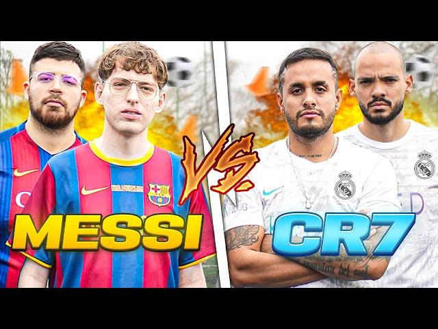 RETOS DE FÚTBOL: MESSI (DAVO Y LA COBRA) VS CR7 (WILL Y MIKE) - ¿QUIEN ES EL GOAT?