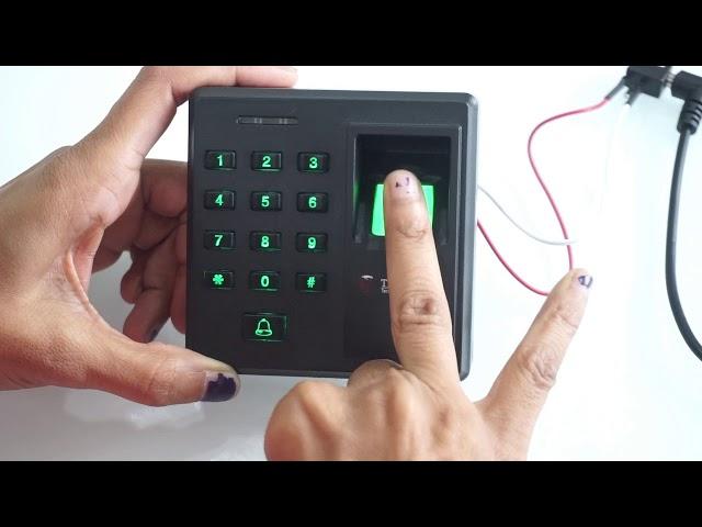 e-Time Office Z101 Standalone Access Control Installation Guide