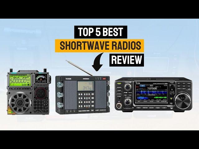 5 Best Shortwave Radios in 2024 | Tecsun PL880, Eton Elite, HanRongDa C919, Tecsun H501, ICOM 7300