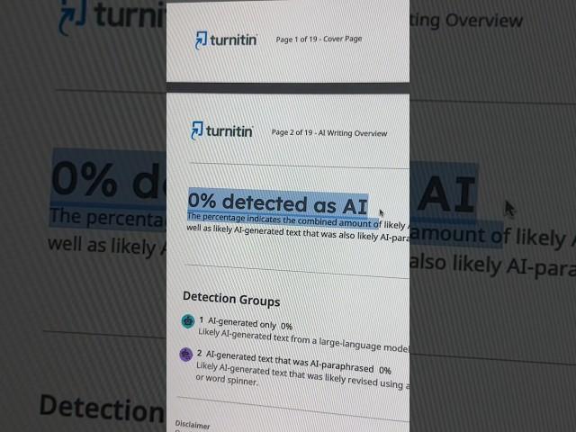 Turnitin new AI detector? Can HUMANIZE any AI text? #ai #chatgpt #tech #study #studytips