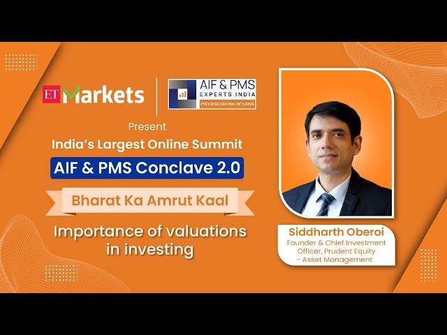 Importance Of Valuations in Investing| AIF & PMS Conclave 2.0 #aifpms