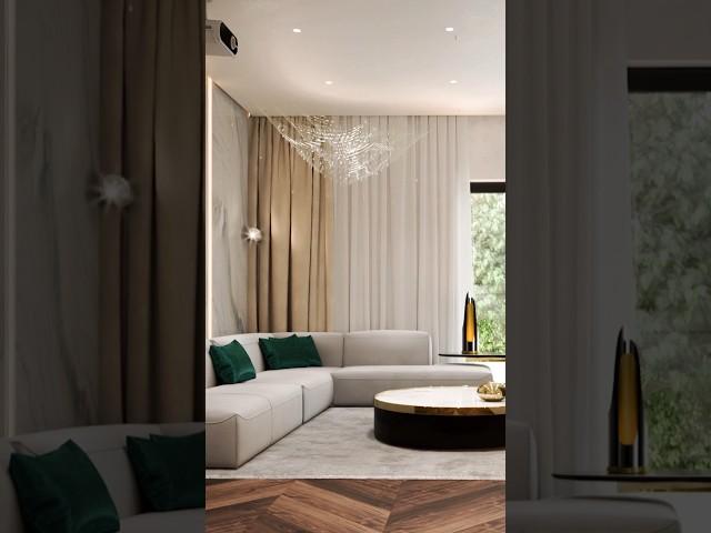 Modern italian interior design of family villa in Námestovo, Slovakia with area 200 m2.