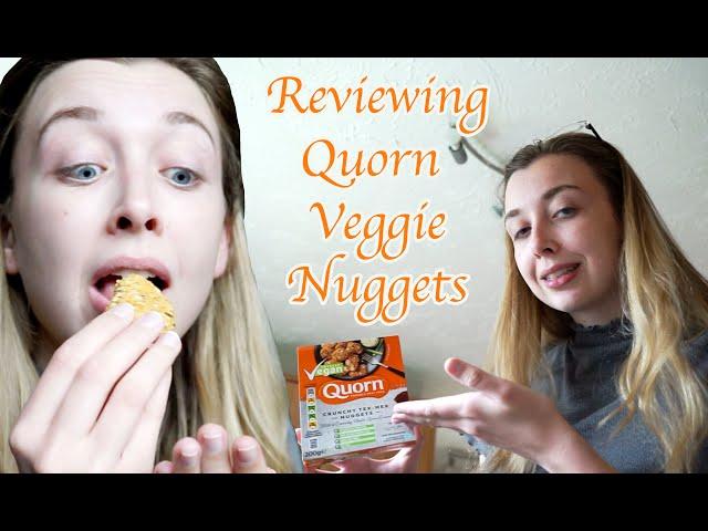 REVIEWING QUORN VEGGIE NUGGETS! AND BORING LIFE UPDATE...