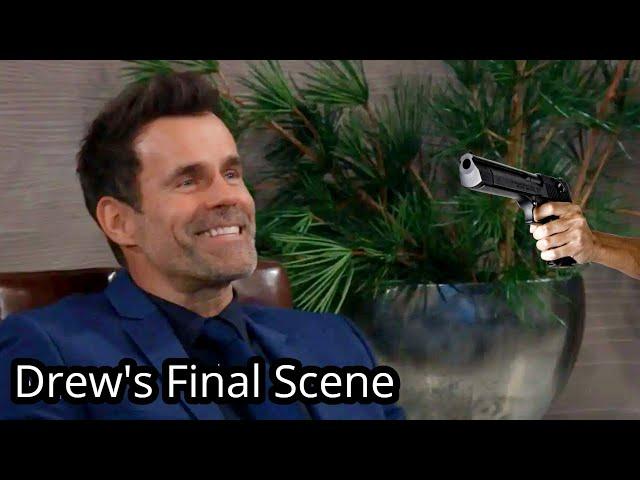 Drew's Final Scene, Cameron Mathison leaves GH General Hospital Spoilers