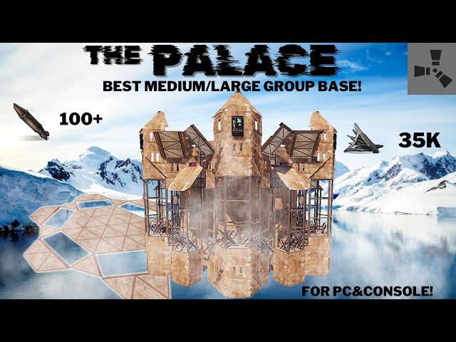 THE PALACE•MEDIUM/LARGE GROUP BASE DESIGN•CHEAP•3X BUNKER•MINI CHINA WALL•WIDEGAPS•RUST BASE 2024