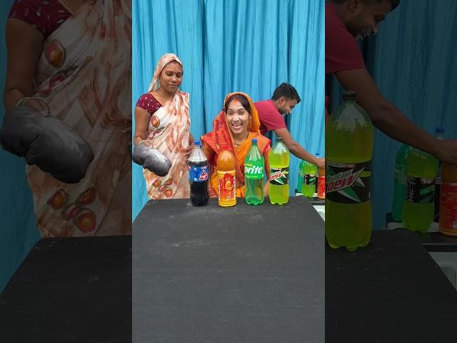 best guess the cold drinks funny punishment family challenge  #shorts  #game