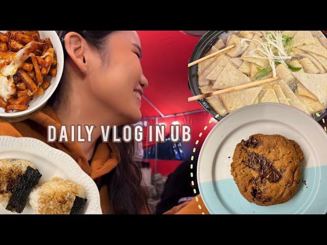 Daily food vlog in UB | the best cookie recipe гэртээ баахан хоол хийж идлээ, ажлын өдөр ямар байнаа