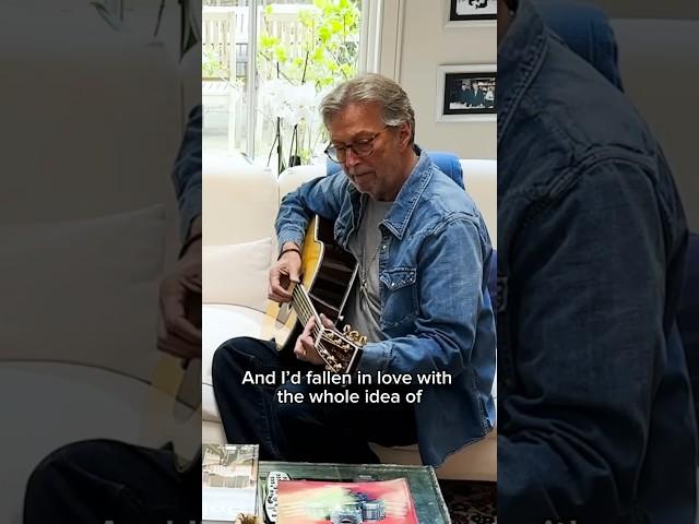 Eric Clapton talks about falling in love with playing acoustic Martin guitars. #shorts