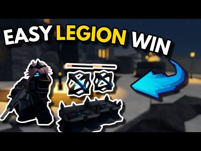 EASY BUFFED LEGION TRIUMPH (2 FALLEN KINGS) | ROBLOX Tower Defense Simulator