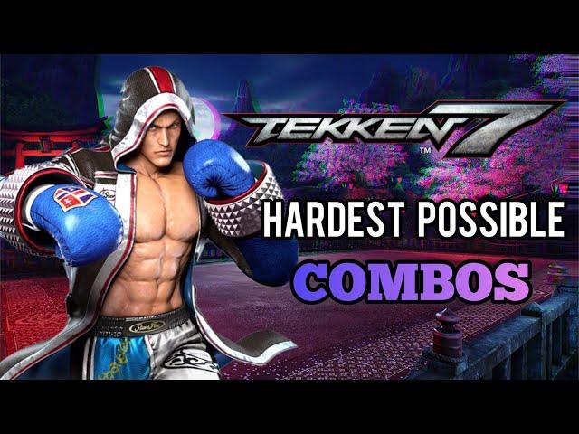 TEKKEN 7 - STEVE FOX HARDEST POSSIBLE COMBO EXHIBITION