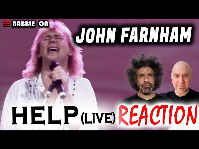 BETTER THAN THE BEATLES?? JOHN FARNHAM - HELP (Live, Beatles cover) Reaction #amazing #voice 