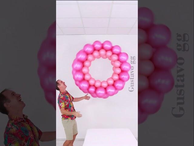 balloon decoration ideas  birthday decoration ideas at home #cartoon #shorts #tiktok #gustavogg