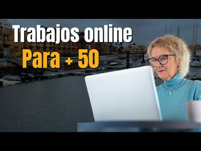  5  TRABAJOS REMOTO para MAYORES de 50 AÑOS  